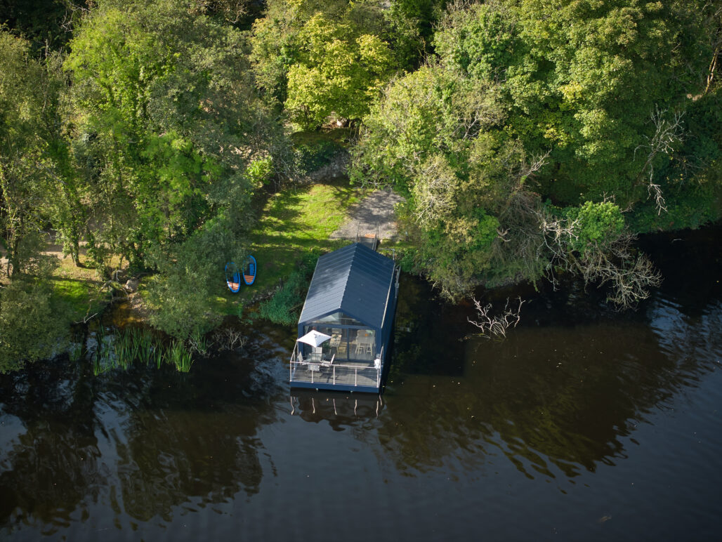 C310 Lough Erne overhead view