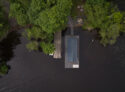 C250 Houseboat Fermanagh exterior aerial view