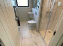 R750 houseboat Chichester Marina luxury bathroom