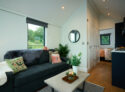 C250 Houseboat Ballyronan interior living / kitchen area