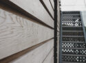 R500 cedar cladding and external staircase