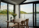 C310 Lough Erne dining area with view over lake